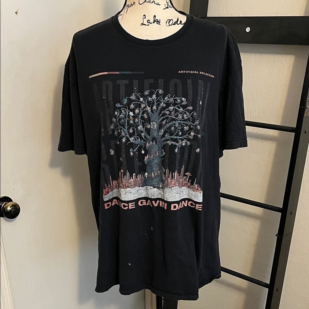 Dance Gavin Dance Black Artificial Selection Tree Graphic Pullover T-Shirt